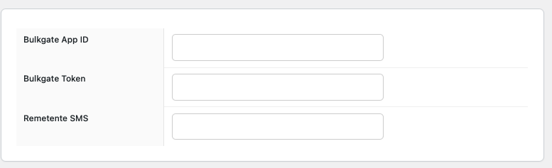 Separador Configurações gerais